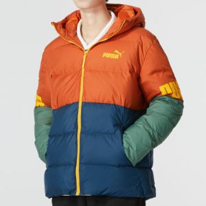 PUMA Power Down Hooded Jacket 'Orange' 676032-64 sold by KicksCrew