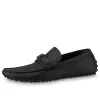 LOUIS VUITTON Hockenheim Moccasin Shoes 'Black Monogram' 1AAN2N sold by KicksCrew