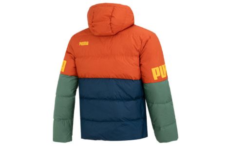 PUMA Power Down Hooded Jacket 'Orange' 676032-64 sold by KicksCrew