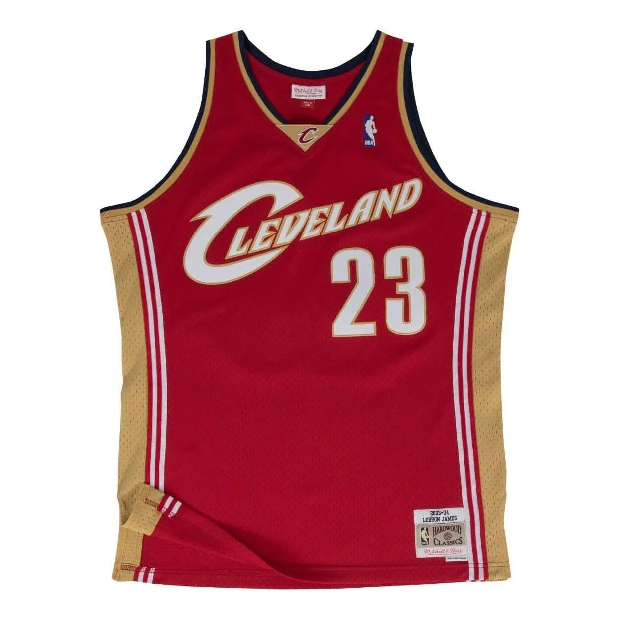 Mitchell & Ness x NBA Cleveland Cavaliers 2003-04 Road Swingman Jersey 'Lebron James 23' SMJYGS18155-CCADKRD03LJA sold by KicksCrew