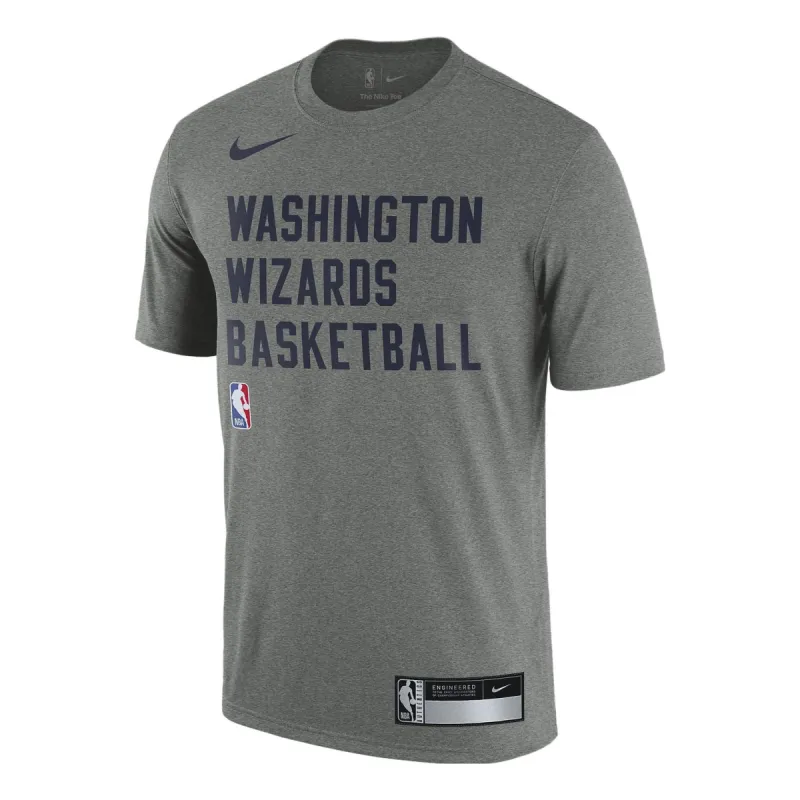 Nike x NBA Washington Wizards Dri-FIT Practice T-shirt 'Grey' FJ0192-063 sold by KicksCrew