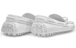 LOUIS VUITTON Arizona Moccasin Shoes 'White Logo Monogram' 1A5Y93 sold by KicksCrew