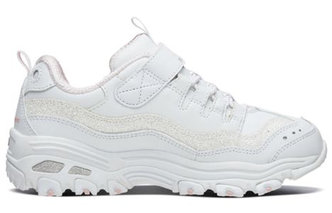 (GS) Skechers DLites 1.0 'White Pink' 664127L-WPK sold by KicksCrew