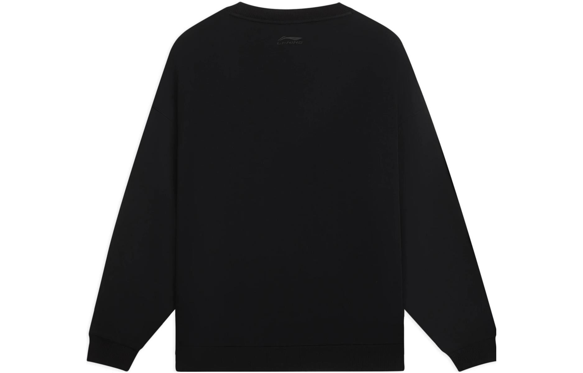 Li-Ning Anything Is Possible Graphic Sweatshirt 'Black' AWDSG91-2 sold by KicksCrew product image thumbnail 2