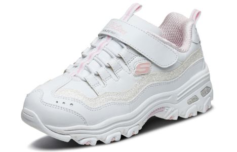 (GS) Skechers DLites 1.0 'White Pink' 664127L-WPK sold by KicksCrew