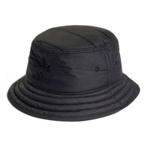 adidas Adicolor Winterized Classic Trefoil Bucket Hat 'Black' H35770 sold by KicksCrew