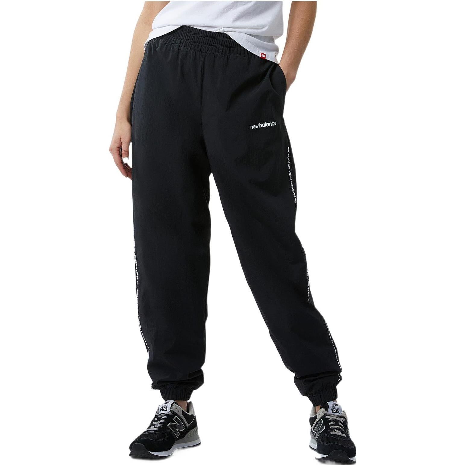 (WMNS) New Balance Magnify Essentials Tricot Lined Pants 'Black' WP23517-BK sold by KicksCrew product image thumbnail 2