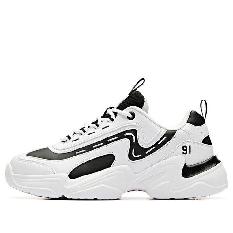 (WMNS) ANTA Casual Shoes 'White Black' 92938862-1 sold by KicksCrew