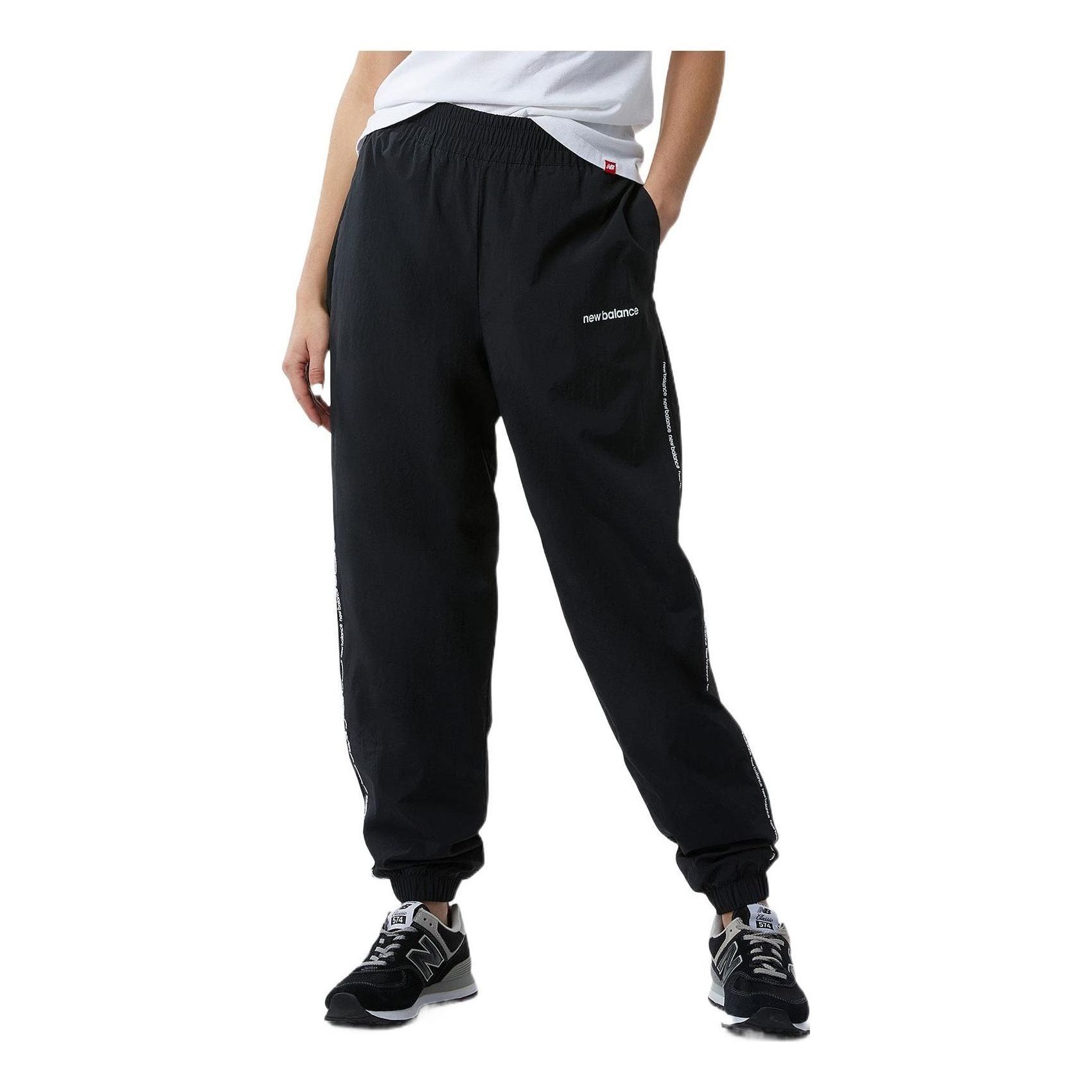 (WMNS) New Balance Magnify Essentials Tricot Lined Pants 'Black' WP23517-BK sold by KicksCrew