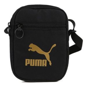 Puma Originals Portable Shoulder Bag 'Black Gold' 076927-01 sold by KicksCrew