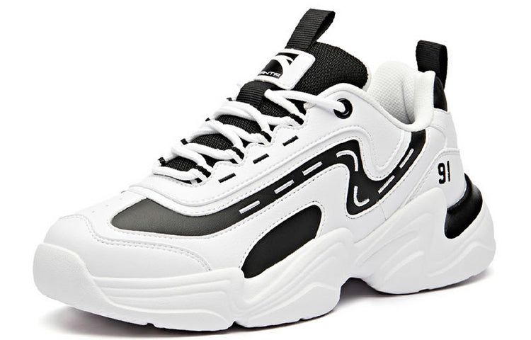 (WMNS) ANTA Casual Shoes 'White Black' 92938862-1 sold by KicksCrew product image thumbnail 2