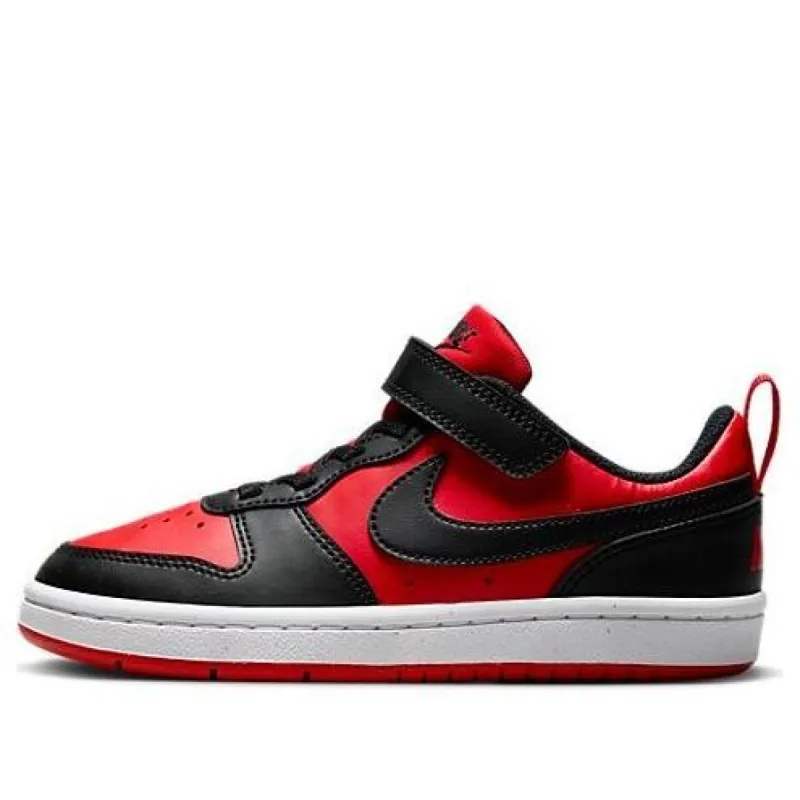 (PS) Nike Court Borough Low Recraft 'University Red Black' DV5457-600 sold by KicksCrew