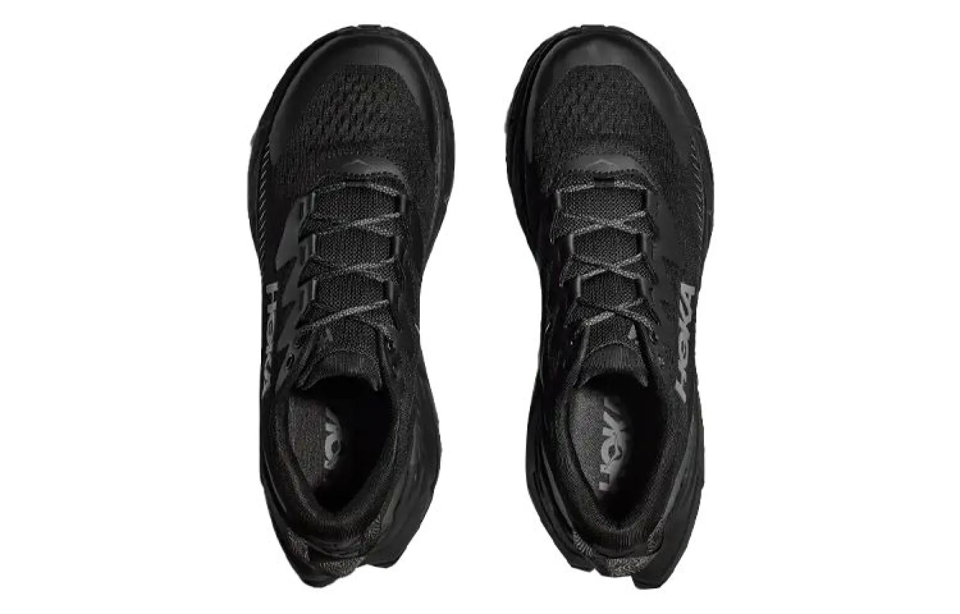 Hoka Skyline-Float X Triple Black Hiking Shoes Vibram Mens 11.5 D 1141610 BBLC Cut in half: Hoka Skyline-Float X Review | RunRepeat main image 4