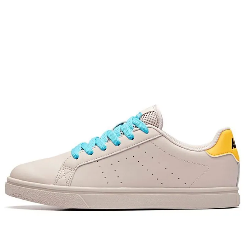 (WMNS) ANTA Lifestyle Series Skate Shoes 'Beige Aqua Yellow' 92628004-12 sold by KicksCrew