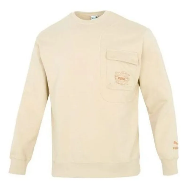 Puma Das CC Graphic Crew Sweater 'Beige' 539908-12 sold by KicksCrew