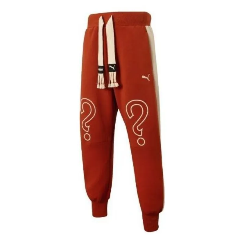 Puma X Staffonly X Monopoly Logo Pants 'Red' 539890-83 sold by KicksCrew