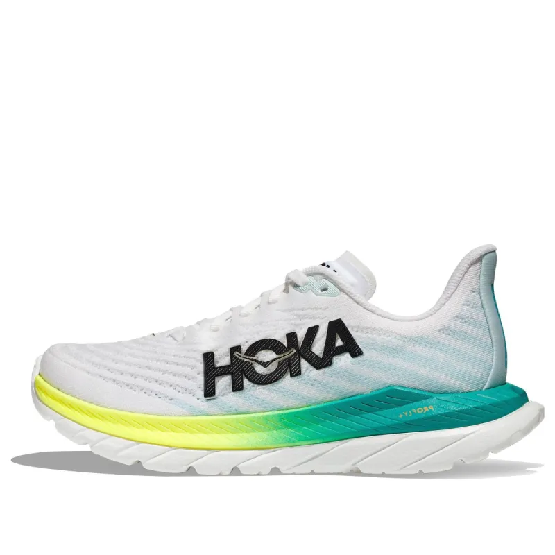 HOKA ONE ONE Mach 5 Wide 'White Blue Glass' 1136677-WBGL sold by KicksCrew