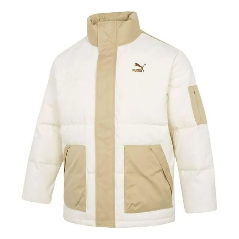 Puma Core Down Jacket 'Beige' 539837-97 sold by KicksCrew