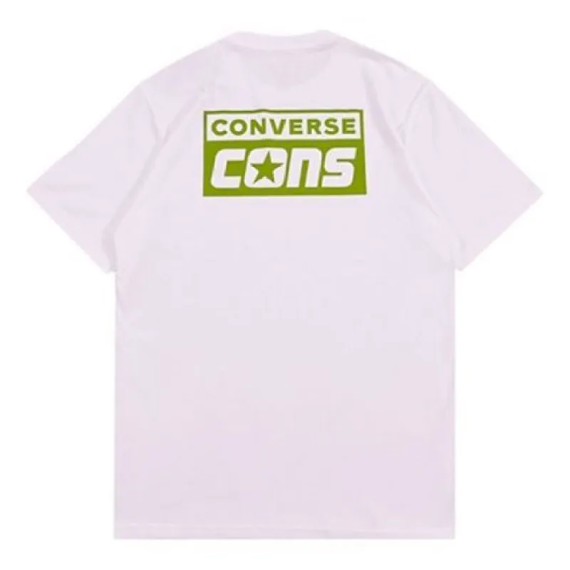 Converse CONS Graphic T-Shirt 'White Green' 10021134-A10 sold by KicksCrew