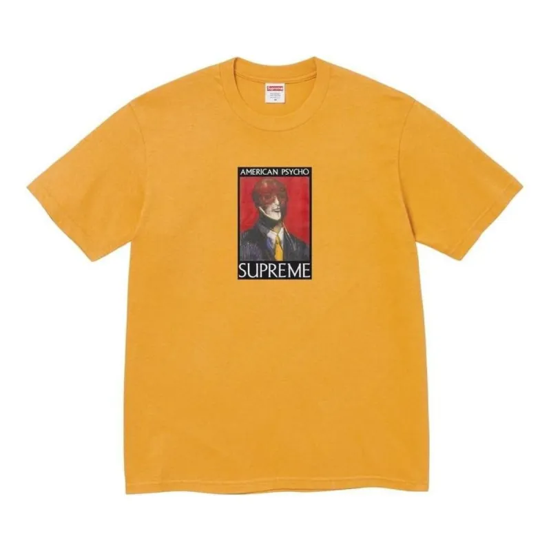 Supreme FW23 Week7 American Psycho T-shirt 'Yellow' SUP-FW23-131 sold by KicksCrew