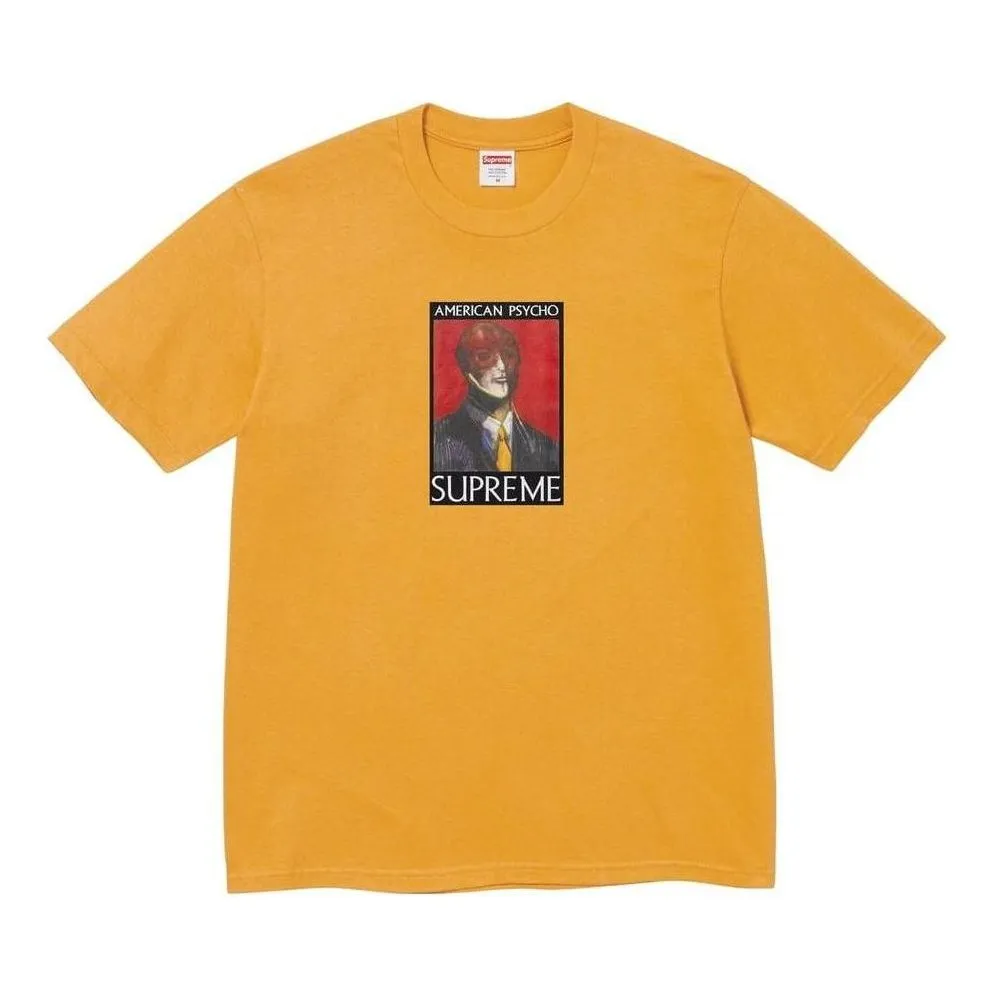 Supreme FW23 Week7 American Psycho T-shirt 'Yellow' SUP-FW23-131 sold by KicksCrew