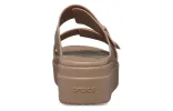 (WMNS) Crocs Brooklyn Sandal Low Wedge 'Latte' 207431-2Q9 sold by KicksCrew