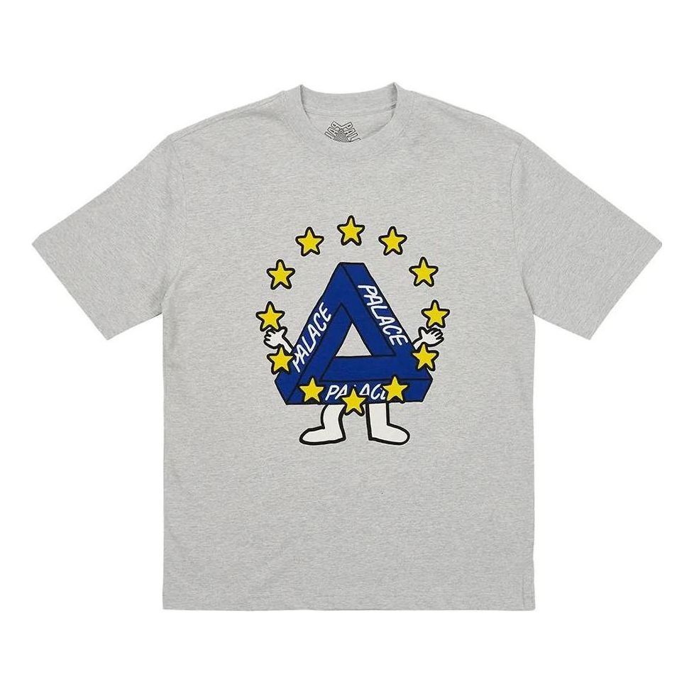 Palace Missing EU T-Shirt 'Grey Marl' P24TS182 sold by KicksCrew