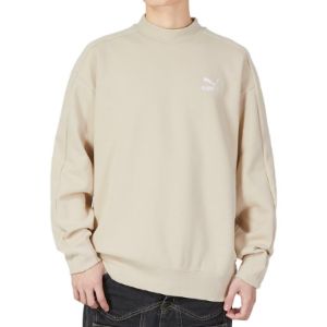 Puma T7 Mock Neck Crew Dk 'Beige' 620605-88 sold by KicksCrew