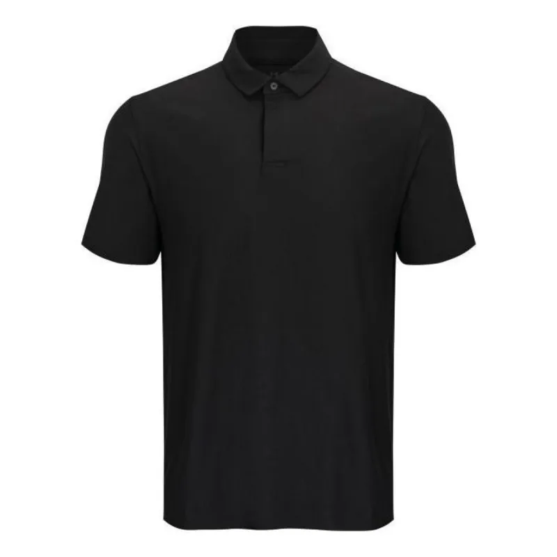 Under Armour Luxe Polo Shirt 'Black' 1377362-001 sold by KicksCrew