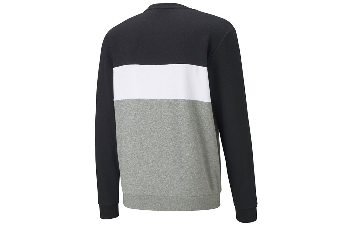 Puma Double Down Sweatshirt 'Grey White Black' 587156-01 sold by KicksCrew product image thumbnail 2