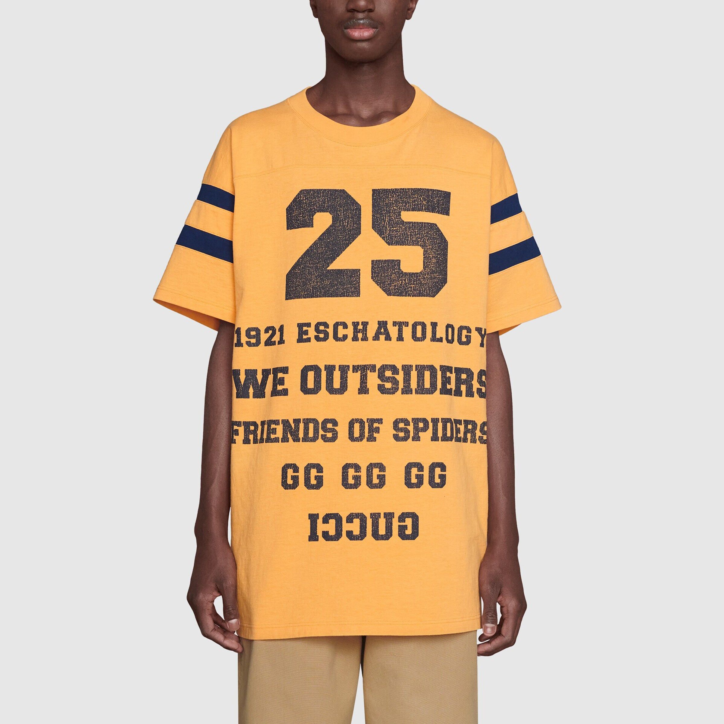 GUCCI T-Shirt With 25 Gucci Print 'Crop Inchiostro' 655459-XJDHI-7477 sold by KicksCrew product image thumbnail 4