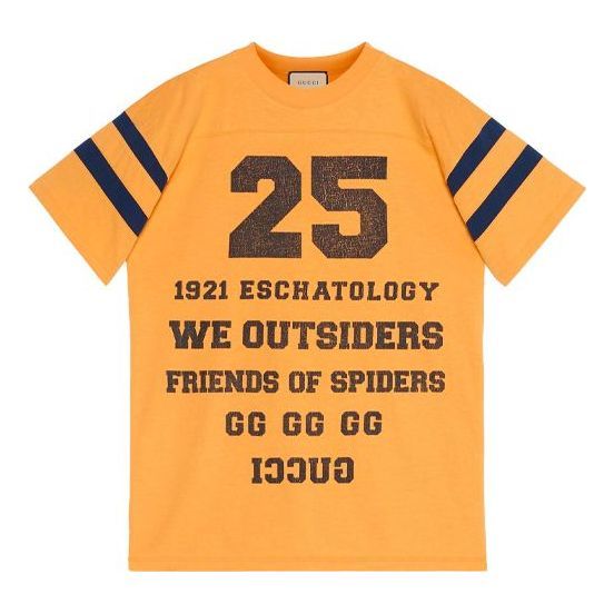 GUCCI T-Shirt With 25 Gucci Print 'Crop Inchiostro' 655459-XJDHI-7477 sold by KicksCrew