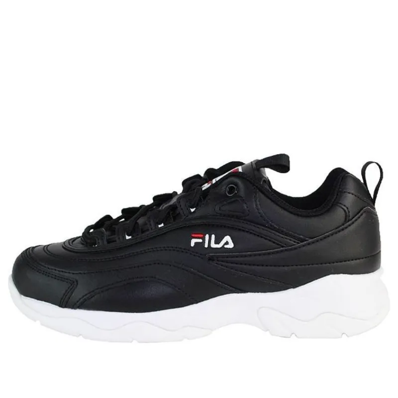 FILA Disarray Leather Athletic Shoes 'Black White' 5CM00783_014 sold by KicksCrew