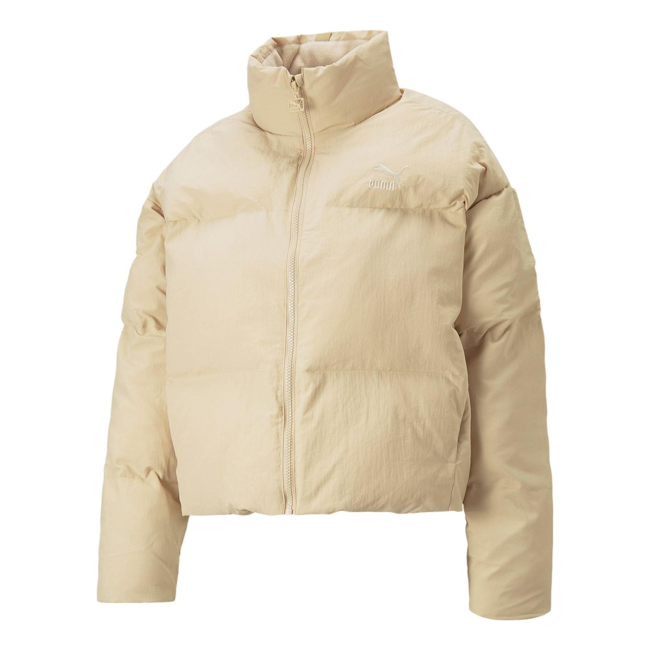 (WMNS) Puma Classics Oversized Puffer Jacket 'Light Sand' 535574-67 sold by KicksCrew