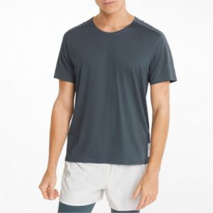 Puma x First Mile Short Sleeve Running Tee 'Grey' 521410-42 sold by KicksCrew