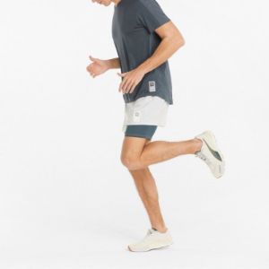 Puma x First Mile Short Sleeve Running Tee 'Grey' 521410-42 sold by KicksCrew