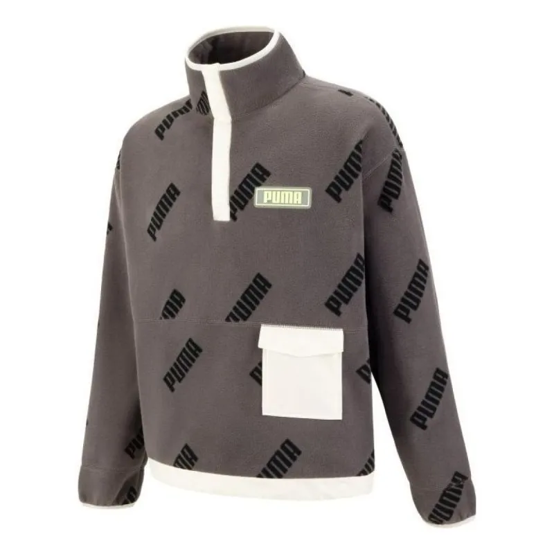 Puma Moduler Half-Zip Sweater 'Grey' 539704-44 sold by KicksCrew