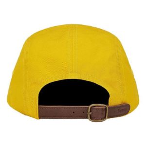 Supreme Washed Chino Twill Camp Cap 'Yellow White' SUP-FW21-000 sold by KicksCrew