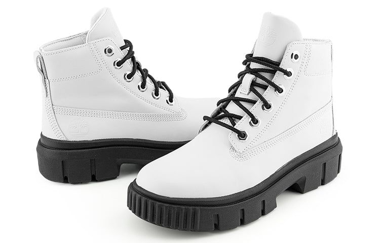 (WMNS) Timberland Greyfield Leather Boots 'White Full Grain' A41ZW-100 sold by KicksCrew product image thumbnail 5