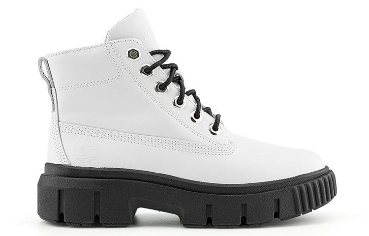 (WMNS) Timberland Greyfield Leather Boots 'White Full Grain' A41ZW-100 sold by KicksCrew product image thumbnail 2