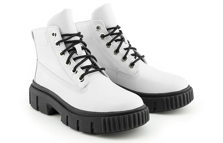 (WMNS) Timberland Greyfield Leather Boots 'White Full Grain' A41ZW-100 sold by KicksCrew product image thumbnail 4
