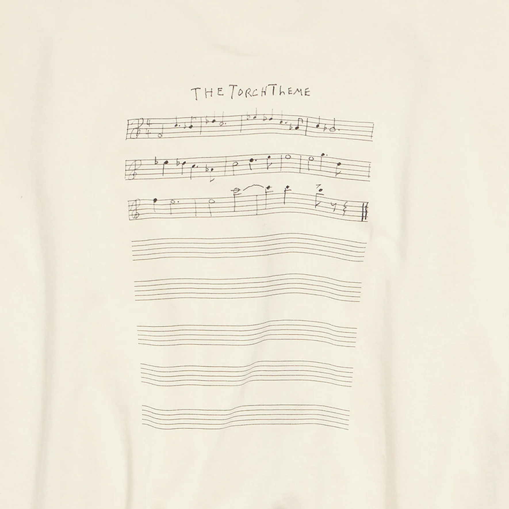 Balenciaga SS24 Logo with Sheet Music Sweater 'Beige' 699212TMVO69069 sold by KicksCrew product image thumbnail 5