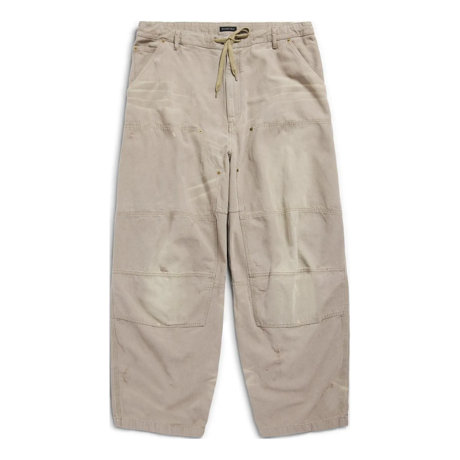 Balenciaga Double Knee Pants 'Beige' 791794TLP069506 sold by KicksCrew