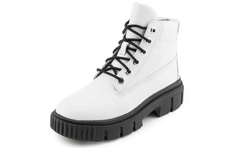 (WMNS) Timberland Greyfield Leather Boots 'White Full Grain' A41ZW-100 sold by KicksCrew product image thumbnail 3