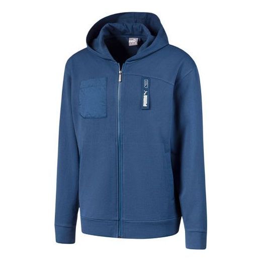 Puma Nu-tility Logo Jacket 'Navy' 582699-43 sold by KicksCrew