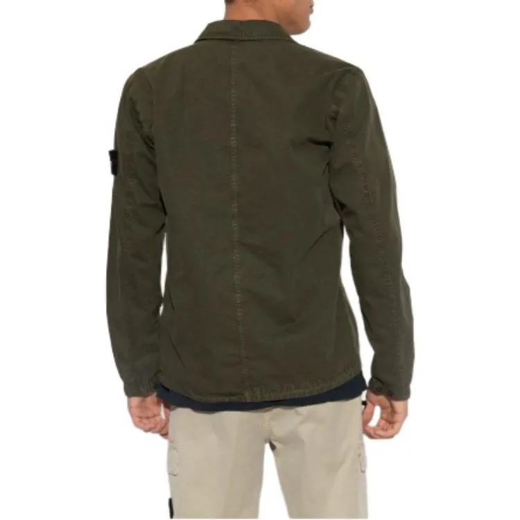 STONE ISLAND Overshirt 'Olive' 7915102WN-V0158 sold by KicksCrew product image thumbnail 2