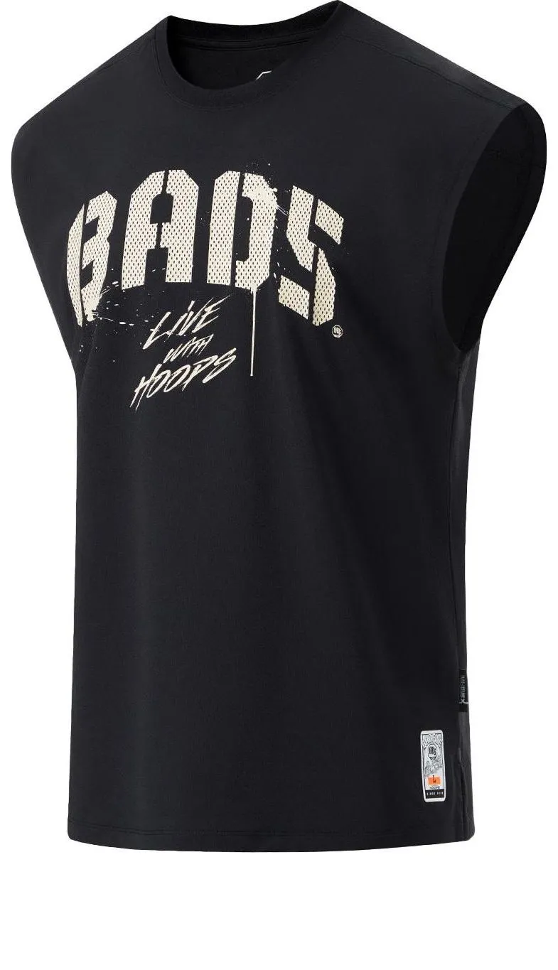 Li-Ning BadFive Graphic Basketball Tank 'Black' AVSU435-1 sold by KicksCrew