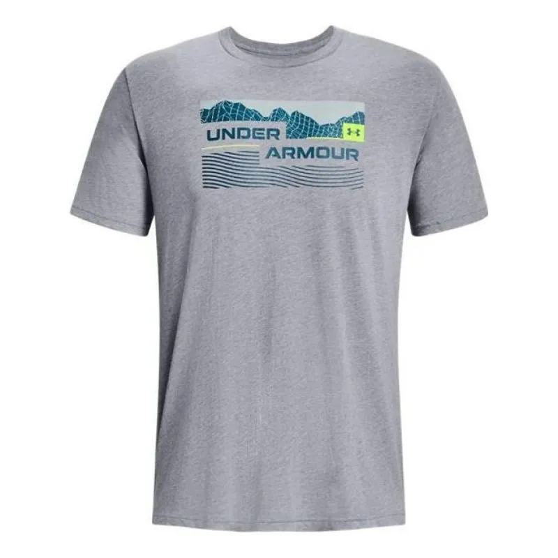 Under Armour Outdoor Graphic T-shirt 'Grey' 1377560-035 sold by KicksCrew