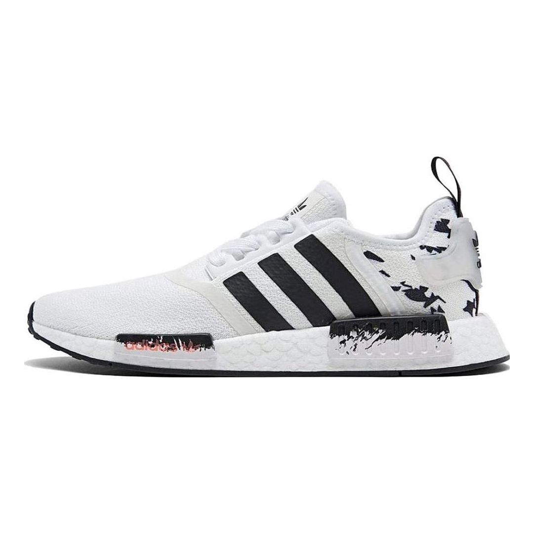 (GS) adidas NMD_R1 'White Black' FW7688 sold by KicksCrew