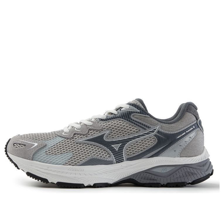 Mizuno Racer S 'White and Gray' D1GH223509 | Parallel